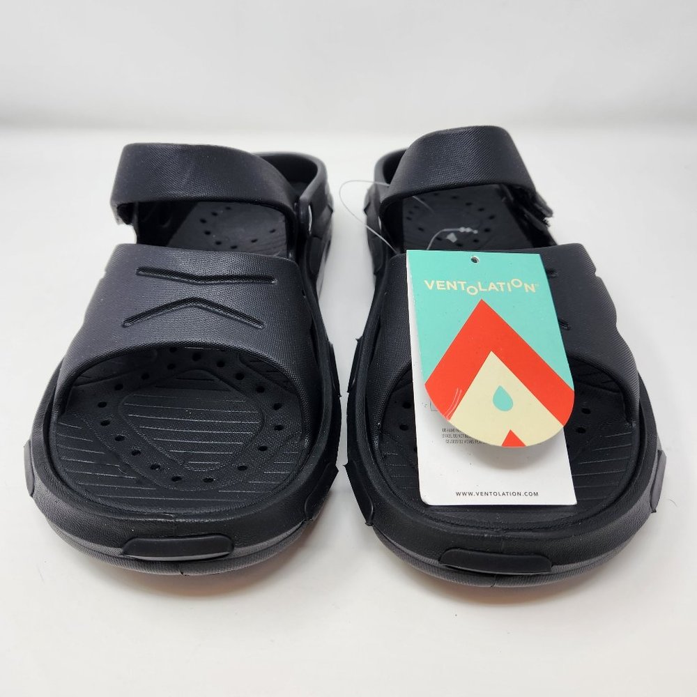 Ventolation Men's Blake Sandals Black NEW without Box FAST SHIPPING!!!
